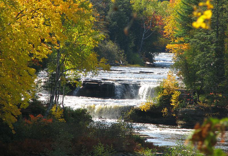 Lower Tahquamenon Falls in the the fall