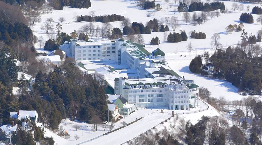 The Grand Hotel in winter