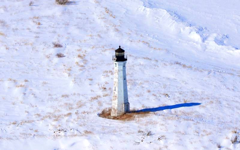 Skillagalee Island Lighthouse - Lake Michigan