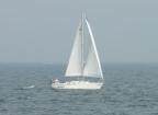 sail boat in Straits of Mackinac