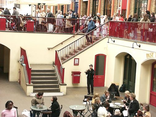 Street performer in Covent Garden