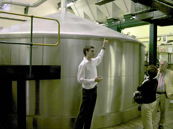 Malting tank at Glenkinchie Distillery