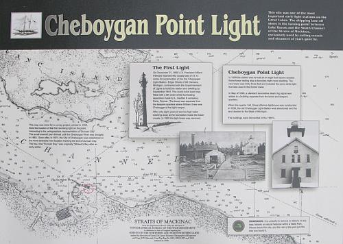 Cheboygan Point Light - Cheboygan State Park