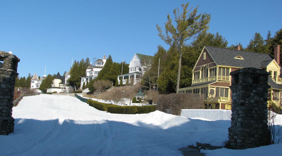 West Bluff Road - Mackinac Island, Michigan.