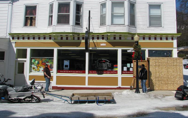 Doud's Market on Mackinac Island.