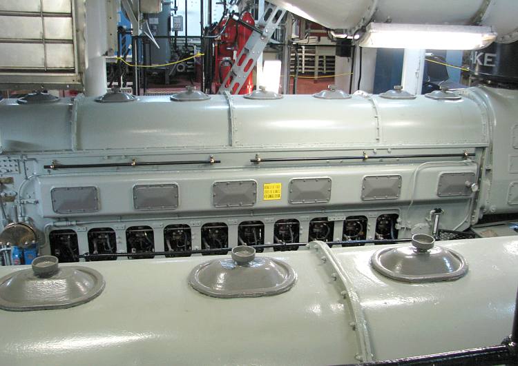 USCGC Mackinaw engines