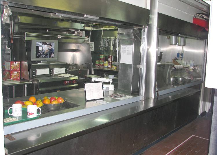 USCGC Mackinaw Galley (kitchen)