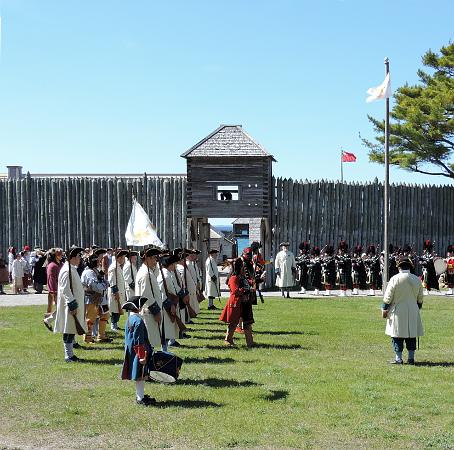 Pagent at Fort Michilimackinac