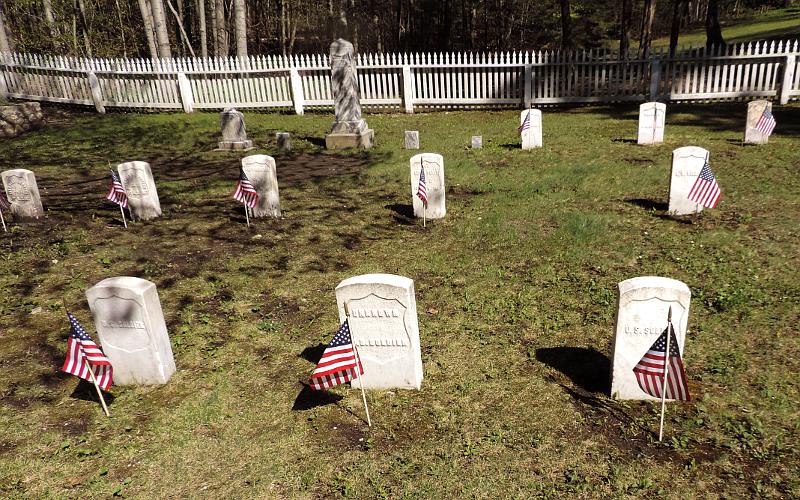 Unkown U. S. Soldiers headstones
