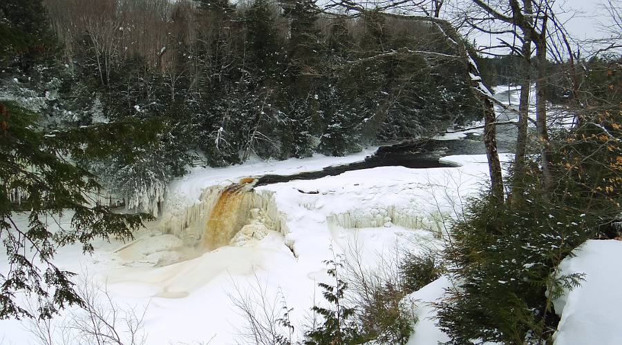 Tahquamenon Falls in Winter - Michigan's Upper Peninsula