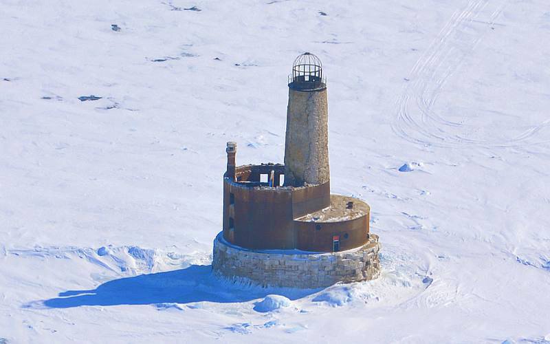 Waugoshance Lighthouse - Michigan winter