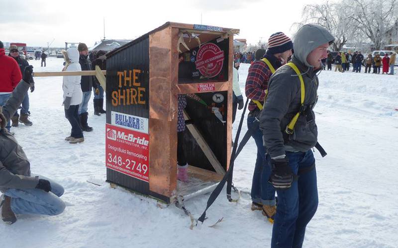 The Shire outthouse racing sled