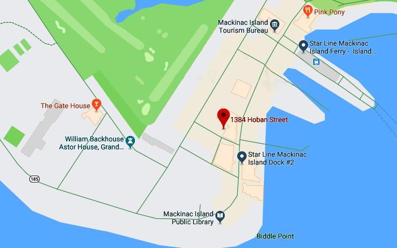 Kingston Kitchen Map - Mackinac Island, Michgan