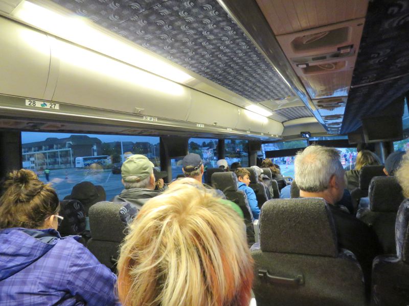 2017 Mackinac Bridge Walk on the bus