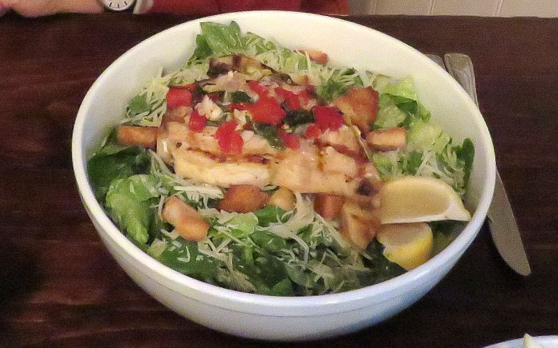 Caesar salad with grilled swordfish - Jameson Tavern