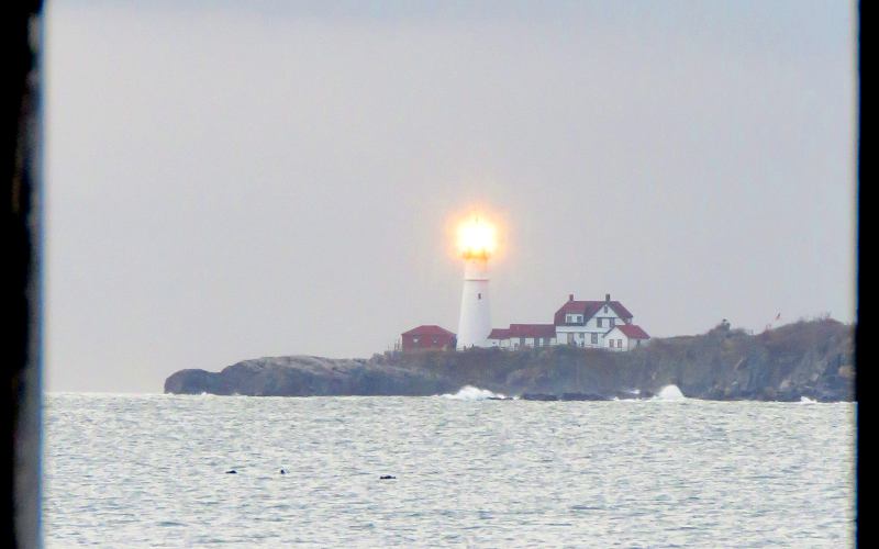Portland Head Lighthouse from Fort Preble