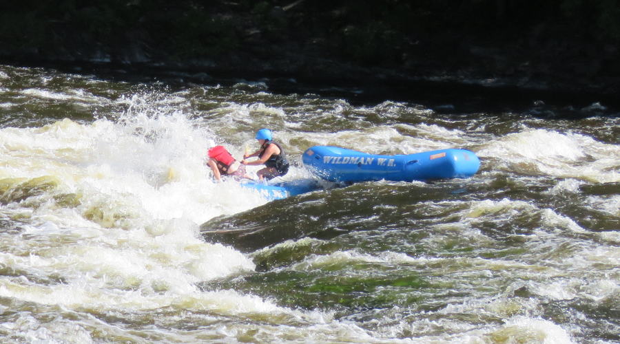 Whitewater rafting in Menominee River State Recreation Area