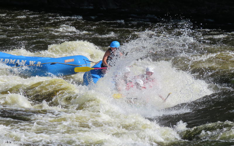 Whitewater rafting on the Menominee River
