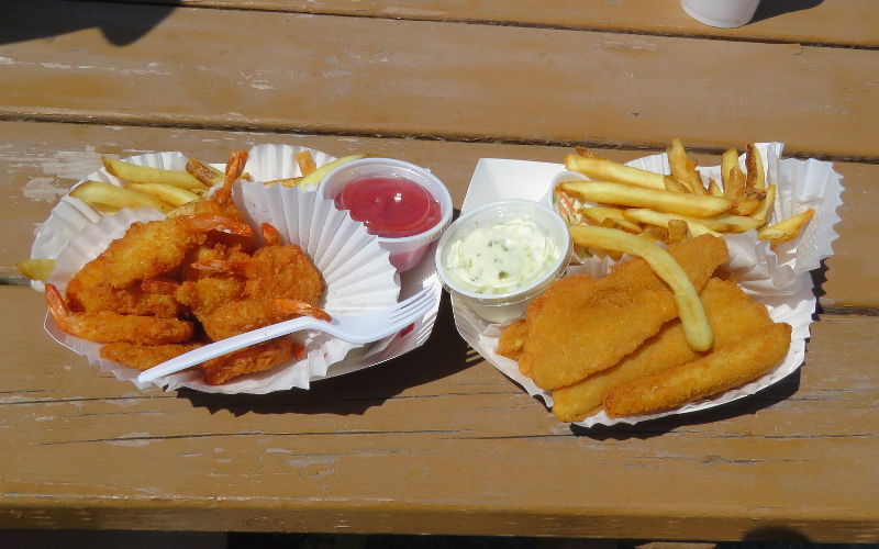 Shrimp Basket and Perch Basket - Clyde's Drive In
