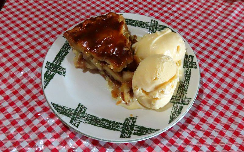 Caramel Apple Nut Pie - Europa Haus Restaurant