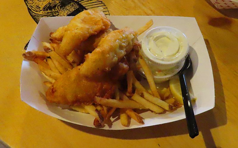 Perch Basket at Scalawags Whitefish and Chips