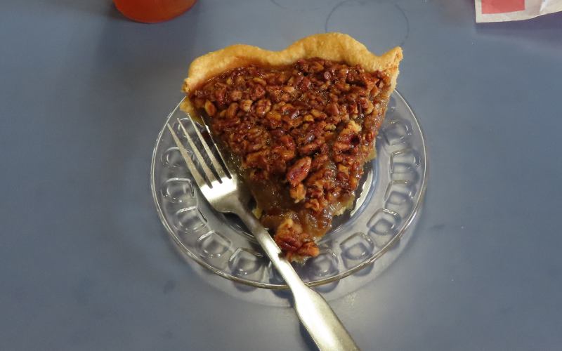 Pecan Pie at Darrow's Family Restuarant