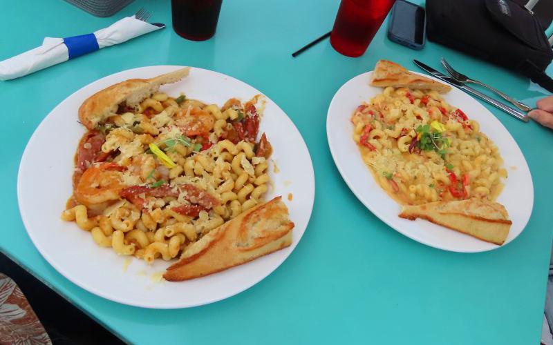 Bayou Pasta and Lobster Mac-kinac at Buoys By The Bay