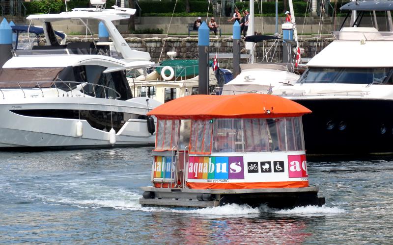 Aquabus ferry on Flase Creek - Vancouver