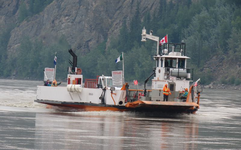 George Black Ferry on the Yukon River