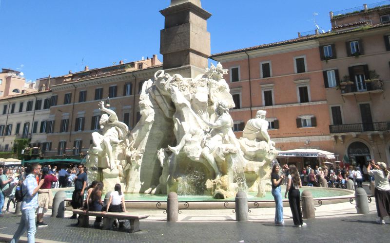 Fontana dei Quattro Fiumi - Rome, Italy