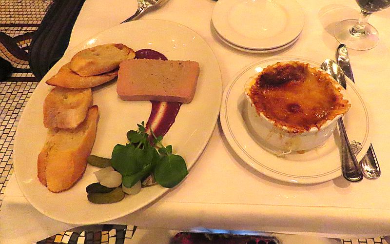 Chicken Liver Mousse Pate - Onion Soup au Gratin