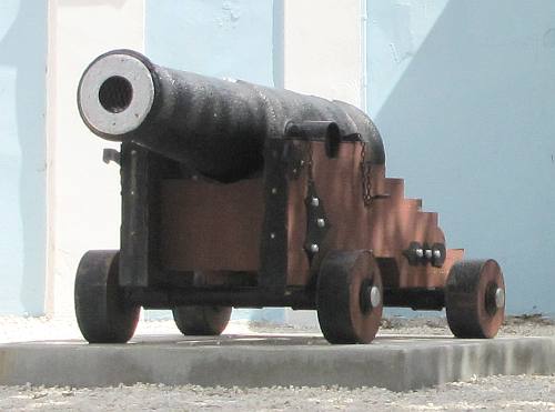 Cannon at Fort Zoutman in Aruba