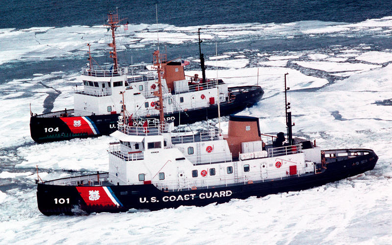 Coast Guard Cutters Biscayne Bay and  Katmai Bay