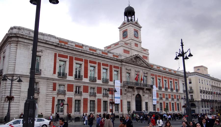 Ministry of the Interior clock tower - Madrid, Spain