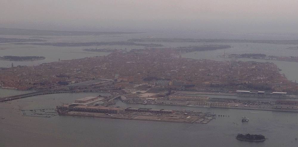 Venice Italy from the air