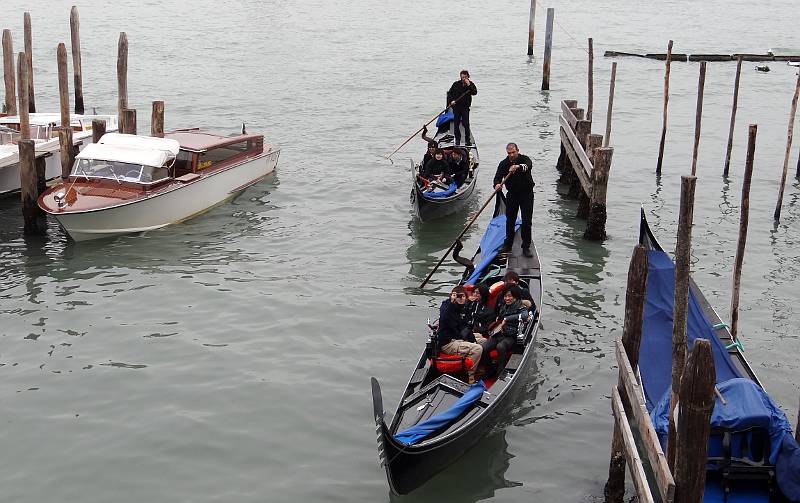 Gondolas in Venice