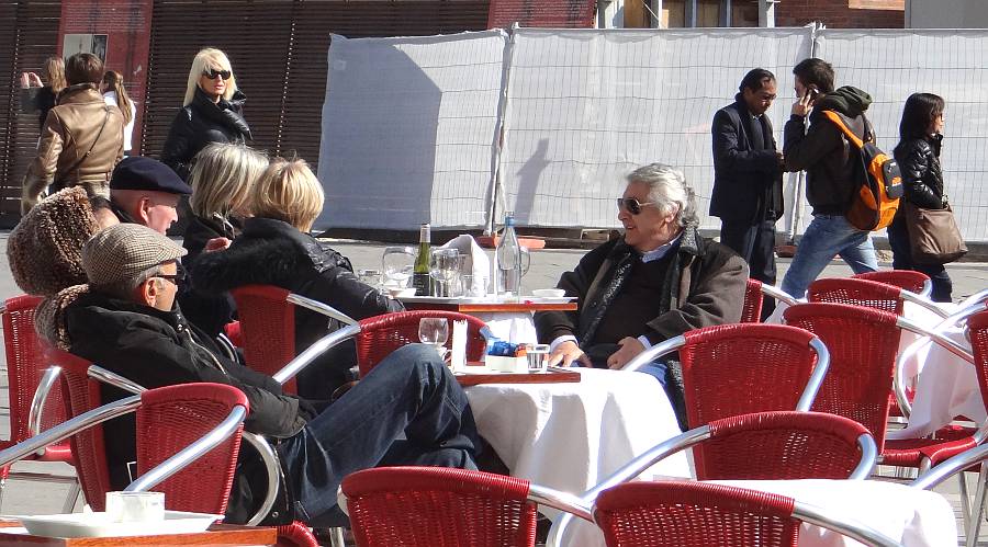 Grancaff Quadri customers on Saint Mark's Square