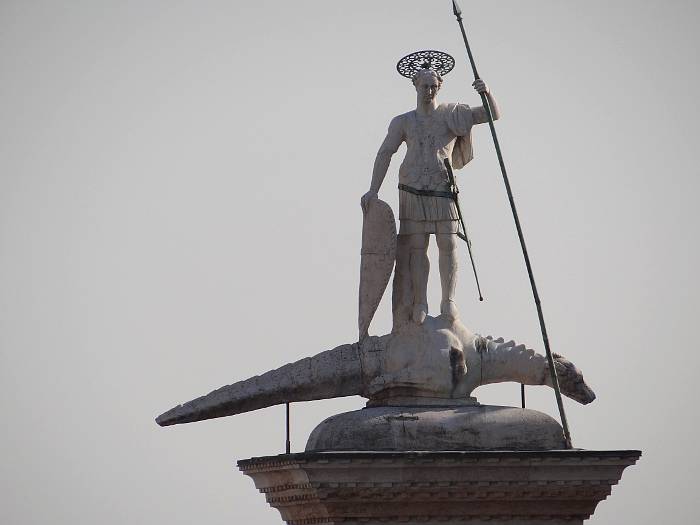 Statue of Saint Theodore with a dragon - Piazzetta San Marco