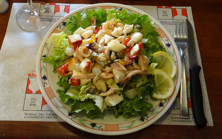 antipasto di mare at Bar Bollicine