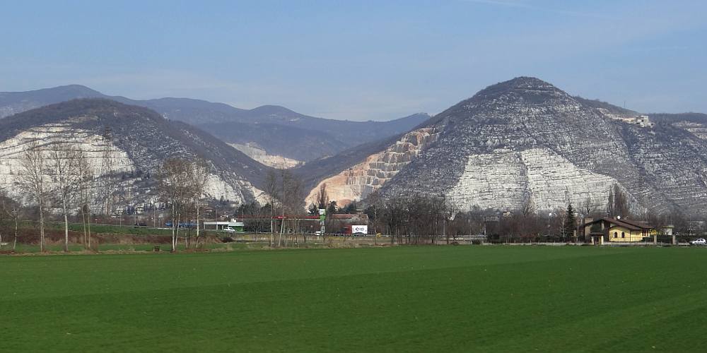 Botticino marble quarry