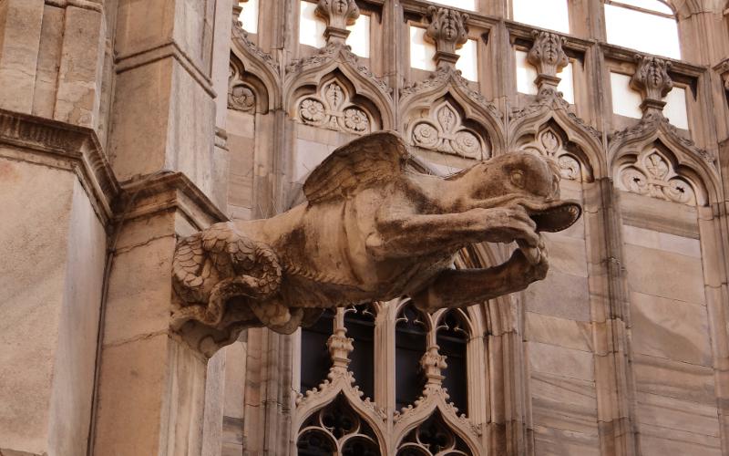 Milan Cathedral gargoyle