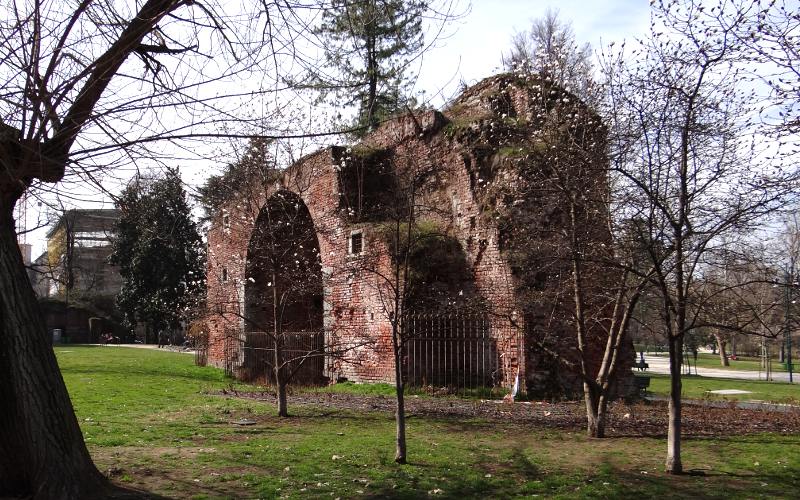 Castello Sforzesco ruins - Milan, Italy