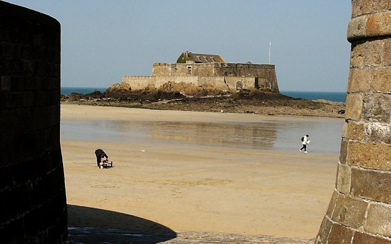 Fort outside of Saint-Malo, France