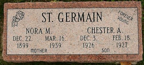 Chester A. St. Germain, Nora M. St. Germain