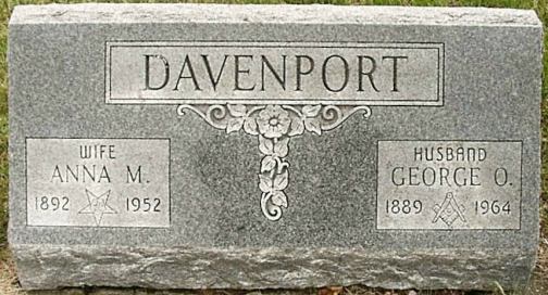 Anna M. Davenport, George O. Davenport