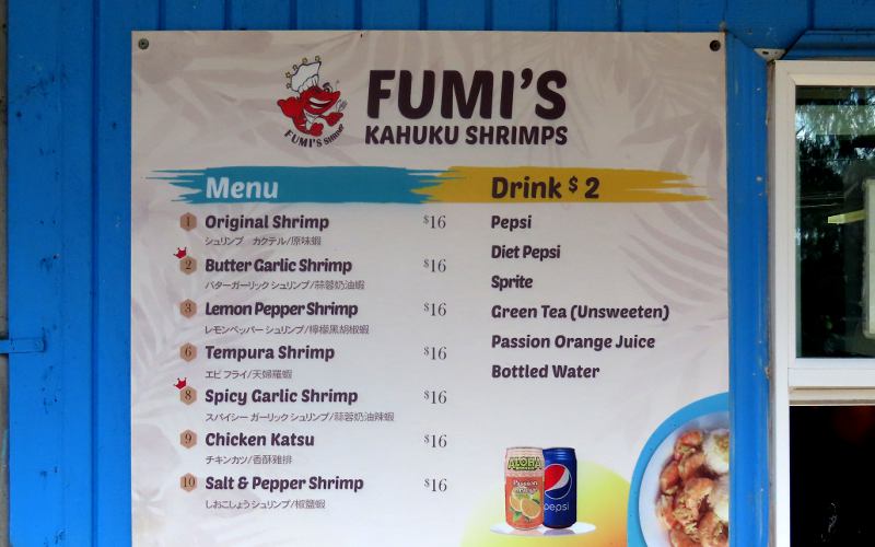 Fumi's Kahuku Shrimp