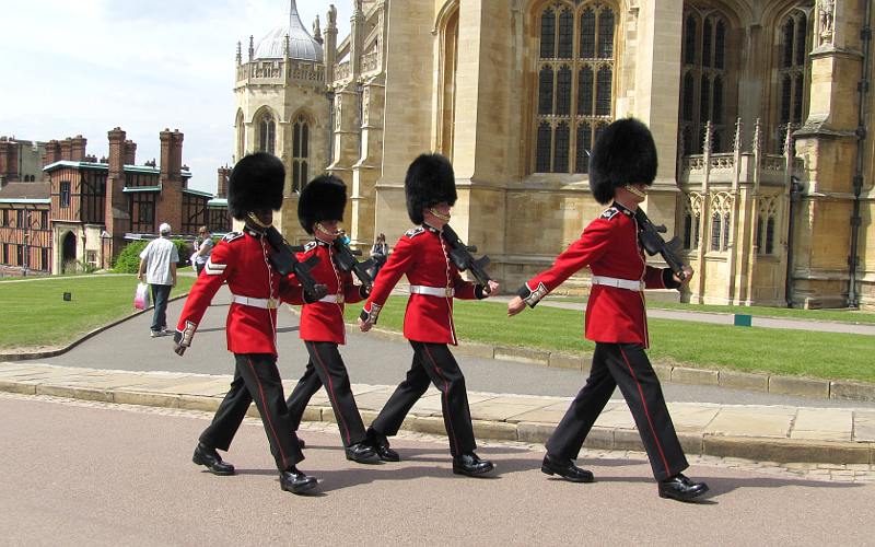 Grenadier Guards in Windsor Castle