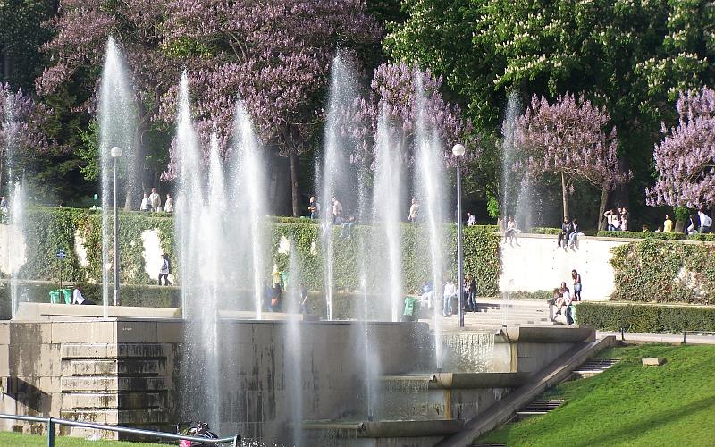 Trocadero fountains