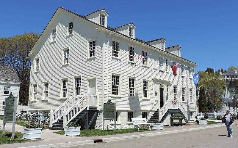 Stuart House museum - Mackinac Island, Michigan