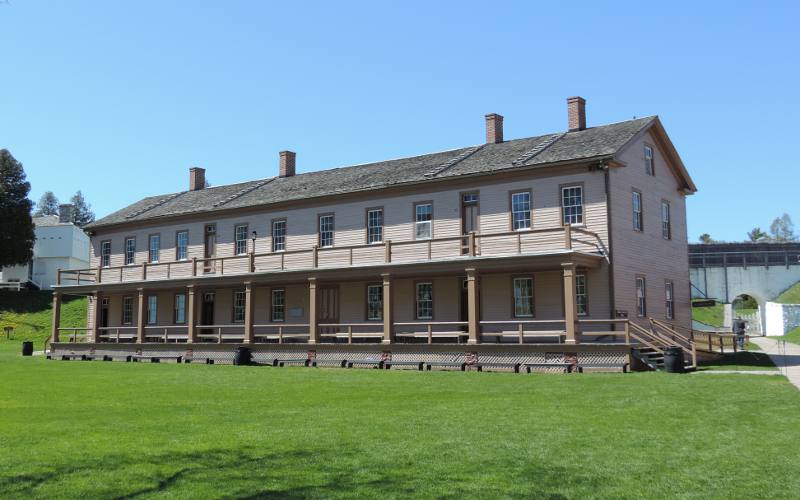 Fort Mackinac Barracks - Mackinac Island, Michigan